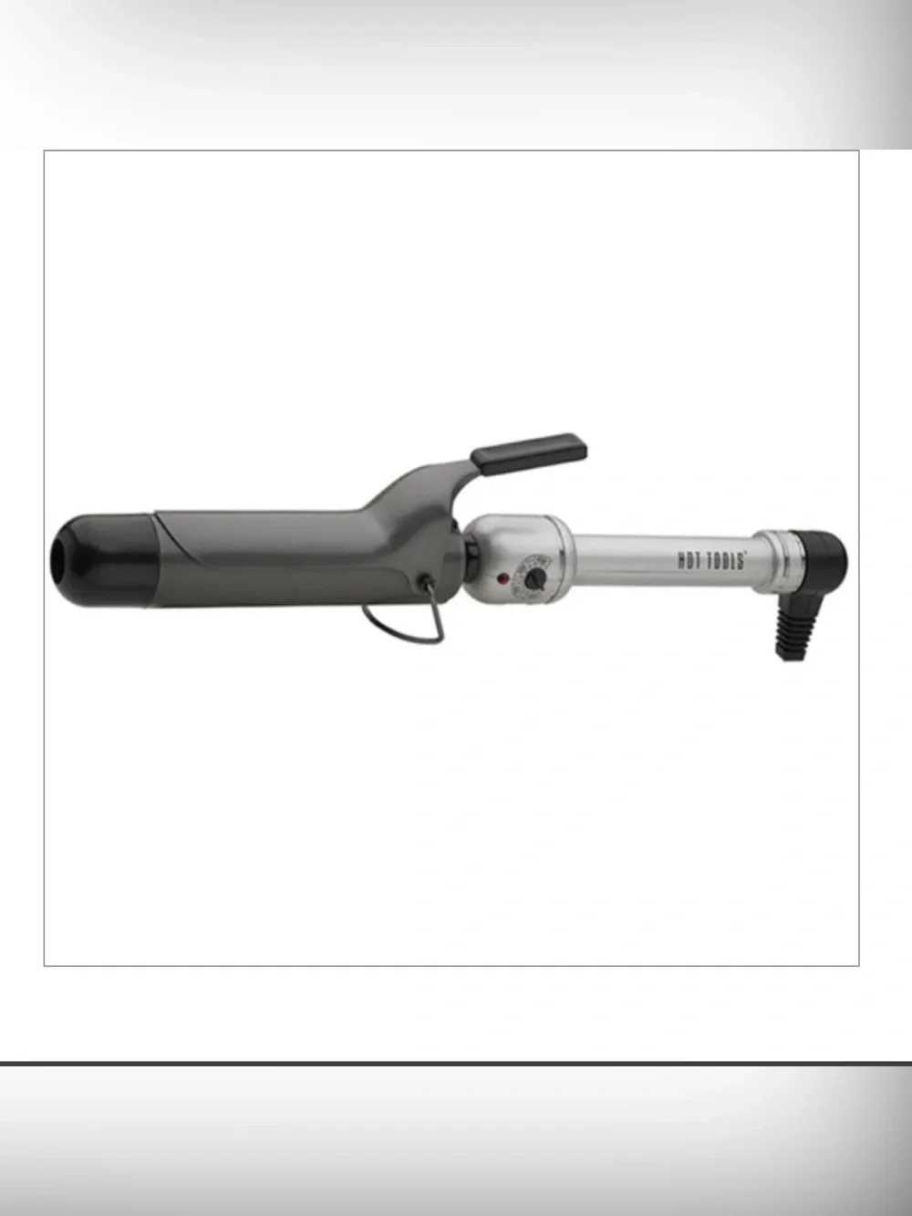 Hot Tools Professional Platinum Gray and Silver Curling Iron 1.2 Barrel